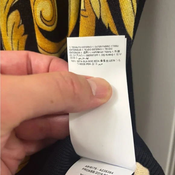 Versace Black and Gold Ornate Sweater - Picture 6 of 6